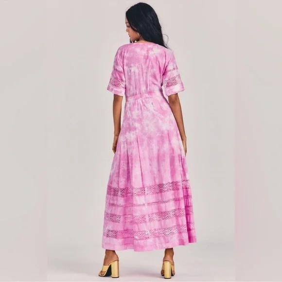 LoveShackFancy Edie Cotton Midi Dress NWT - Picture 5 of 14